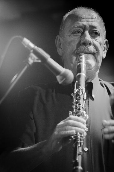 Borut Bučar, Slovenia's oldest active jazz musician, performing at Festival of Slovenian Jazz, 2014
