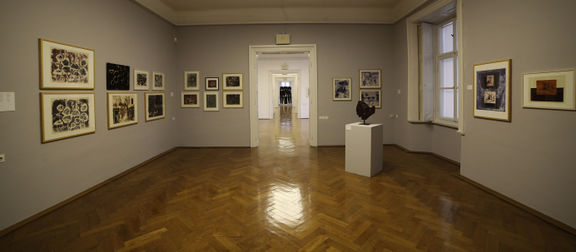 Janez Knez Retrospective Exhibition of Printmaking at the International Centre of Graphic Arts (MGLC), Ljubljana, 2015.