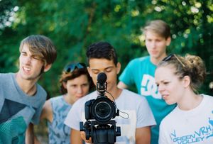 Every august the <!--LINK'" 0:68--> organizes the Youth Film Campus in Nova Gorica, where kids and young video enthusiasts from various European countries meet for a week and make several short films. At the same time, the project gives the young filmmakers an opportunity to prove themselves as mentors, as well.