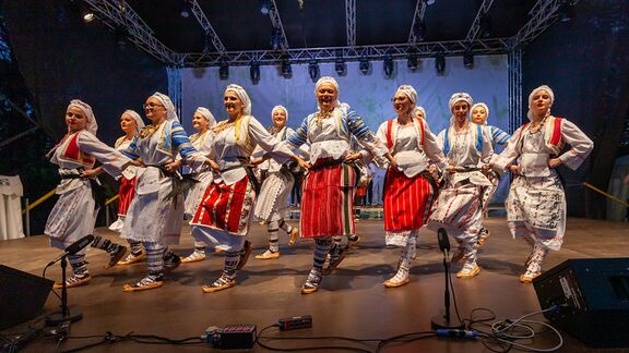 Folklore group at Jurjevanje in Bela krajina in 2023. Author: Jani Pavlin