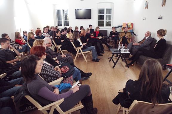 Literary Talk with Boris Pahor, Trubar Literature House in Ljubljana