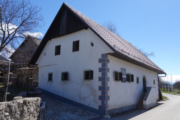 The Birthplace of France Prešeren (pr' Ribču) located in the village of Vrba in the Municipality of Žirovnica. The house where the Slovene poet France Prešeren was born in 1800.