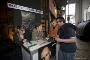 Press stand at 6th <!--LINK'" 0:840-->, in two festival days more than 40 short films from 20 countries were screened. 2009