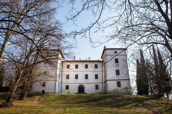 Another good look at the two-storey Renaissance-style castle, located in Nova Gorica.