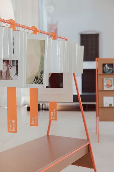 Illustration Corner, mobile exhibition by Center of Illustration, detail