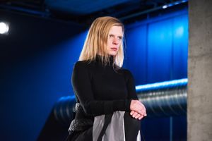 Maruša Majer in <i>Ekscentrik: Nenehna Antigona</i> at <!--LINK'" 0:1031-->, 2017.