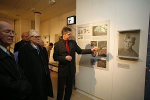 Opening of the exhibition <i>Concealed and Hidden from the Eyes</i>, curated by historian <!--LINK'" 0:368--> at the <!--LINK'" 0:369--> in Novo mesto, 2007