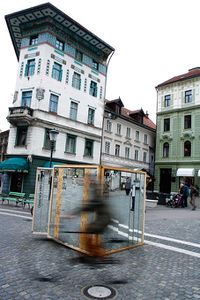 The project <i>Reflecting the Wish</i> by the <!--LINK'" 0:95--> on the Prešeren Square in Ljubljana, 2008