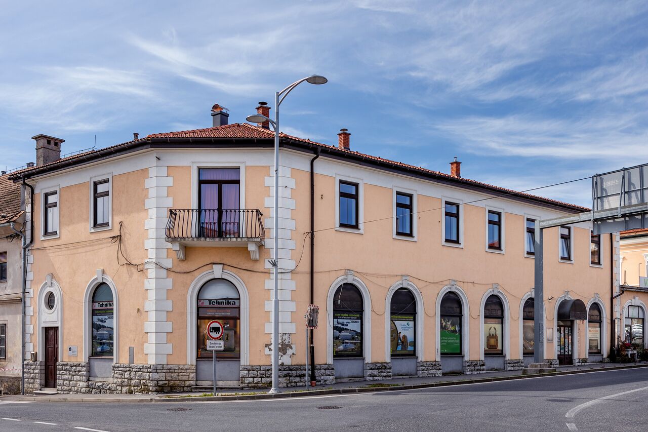 Exterior of Pivka House of Culture.