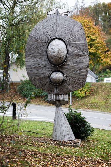 Traffic Lights by Slavko Tihec, made in 1964 for the Forma Viva Ravne na Koroškem.