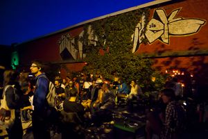 Gala Hala Summer garden venue, at the <!--LINK'" 0:940--> in Ljubljana