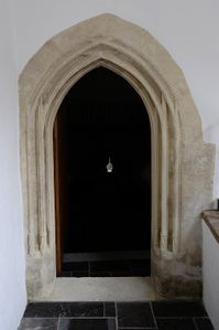 The castle chapel of the <!--LINK'" 0:25--> retains its original Romanesque portal.
