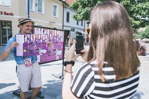 <i>The Zebra Map</i>, specially created for the festival, helps visitors navigate the five different festival venues throughout the day. Author: Nika Hölcl