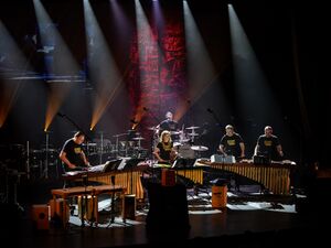 The percussion ensemble <!--LINK'" 0:13--> at 15th <!--LINK'" 0:14-->, 2023.