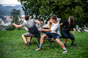 Interactive programme activities at the 26th <!--LINK'" 0:622--> in Velenje. Photo: Staš Gregorič
