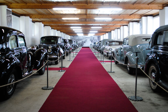 In the decade prior to Slovenia’s independence, the Technical Museum of Slovenia managed to acquire 15 cars used by the President of Yugoslavia, Marshall Tito. These consist mainly of rare examples of prestigious limousines that have considerable motor-industry heritage, as well as historical value. Some of them are: a Mercedes 540K from 1939; a Packard from 1937; two ZIS from 1954; a Horch 951 A; and a Rolls-Royce from 1952.