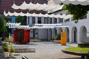 The courtyard of the <!--LINK'" 0:35-->, 2019.