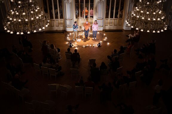 Quizoola! by Forced Entertainment at Crossings Festival, 2023