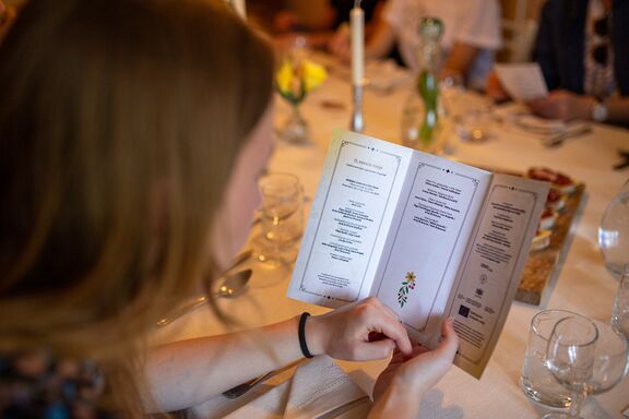 Gastronomic-theater show "O sole mio" in the miners' house Giser, 2024.