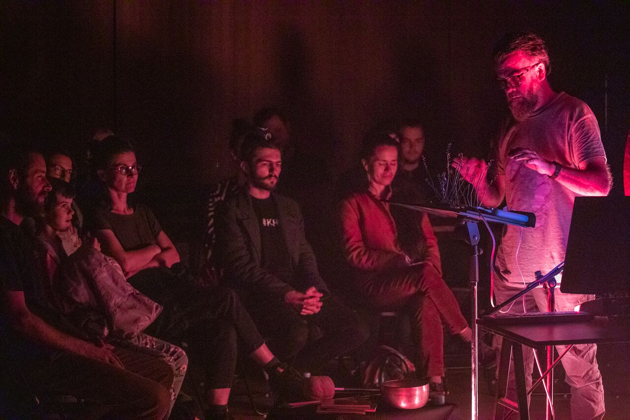 Nika Oblak, Primož Novak: Smartist – mobile robot, MFRU 2023. Author: Mitja Lorenčič