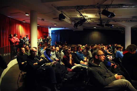 A MENT Ljubljana panel talk in Kino Šiška Centre for Urban Culture, titled Agents or Angels?, 2015