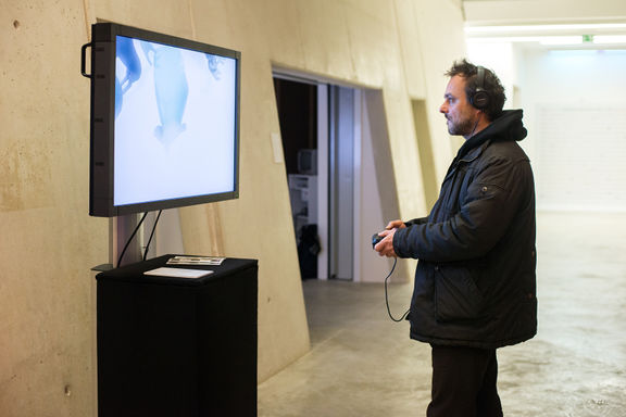 VR/360°/GAMES@ANIMATEKA exhibition at Museum of Contemporary Art Metelkova with Igor Prassel, 2018.