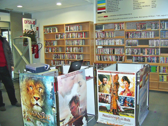 The film collection at the Maribor Public Library, 2008