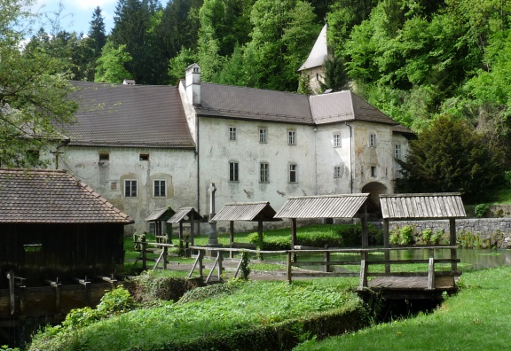 The former Bistra Carthusian Monastery that houses the collections of the Technical Museum of Slovenia since 1951