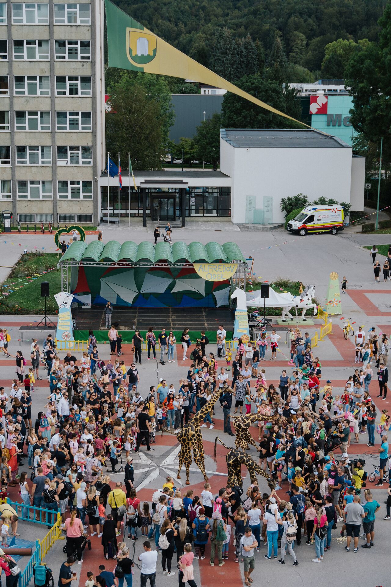 Pika’s Festival at main city square in Velenje, 2022. Author: Peter Žagar