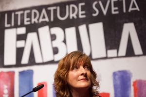 Janice Galloway, the Fabula opening ceremony guest. <!--LINK'" 0:132-->, 2015
