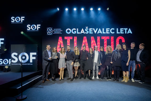 Atlantic was the winner of the traditional annual advertising award, 2018 Advertiser of the Year, Slovenian Advertising Festival (SOF), 2019.