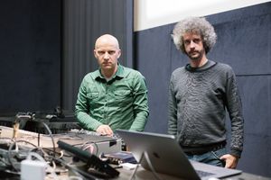 Franck Vigroux and Kurt d'Haeseleer at <!--LINK'" 0:116-->, <!--LINK'" 0:117-->, 2017.