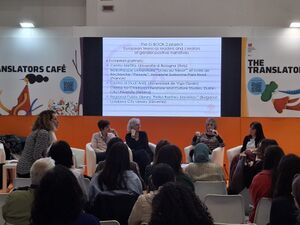 At the Bologna Children's Book Fair 2025, the <!--LINK'" 0:381--> participates in the discussion "In search for books free of stereotype threat: the European G-BOOK projects", highlighting gender positive literature.