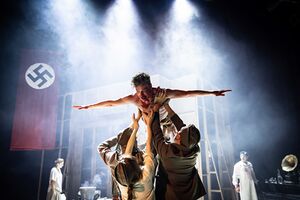 Stage adaptation of <!--LINK'" 0:726-->'s novel <i>A Second Past</i>, directed by <!--LINK'" 0:727-->, <!--LINK'" 0:728--> 2023. Photo: Uroš Hočevar