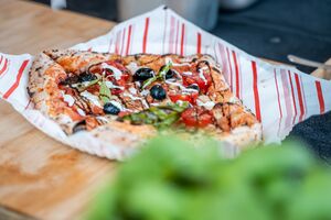 Special pizza, made exclusively for the <!--LINK'" 0:863--> festival. Author: Aljaž Uršej