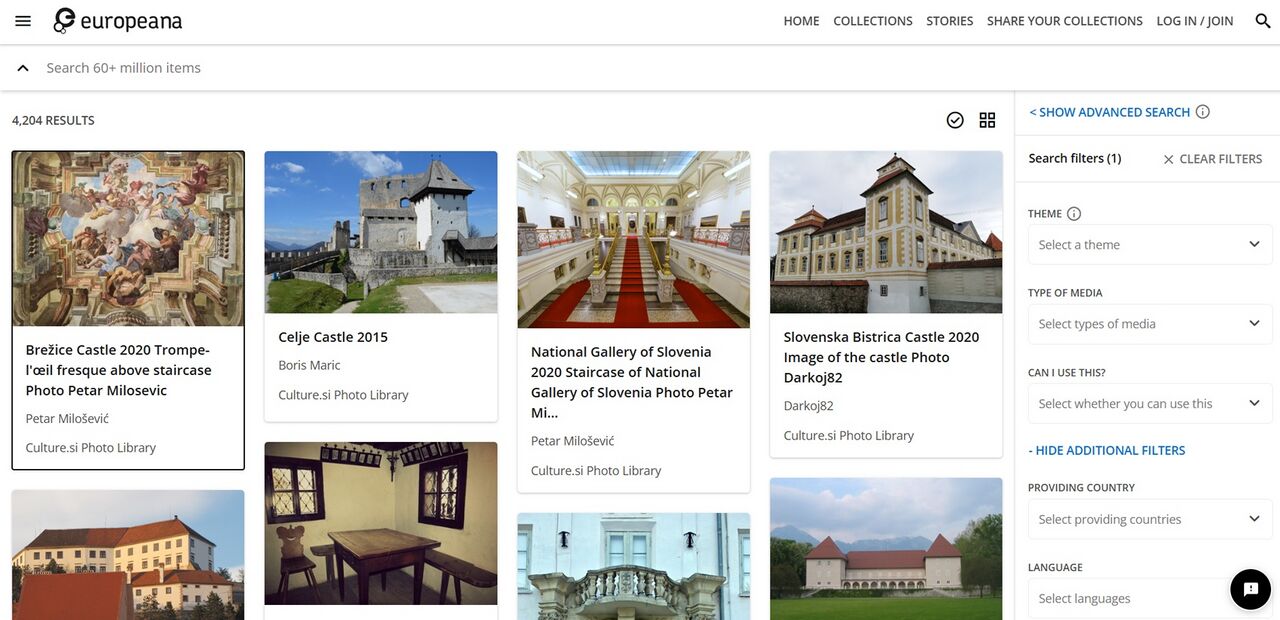 The European Digital Platform Europeana 2026 Europeana website -Culture.si photo collection.jpg