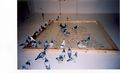 <i>Talking House - Theory Open II, St. Lazarus</i> installation conceived by <!--LINK'" 0:443-->, <!--LINK'" 0:444-->, produced by <!--LINK'" 0:445--> and Racing Pigeons Breeders Association, 2002