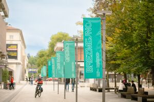 Branding Nova Gorica with GO! 2025 flags