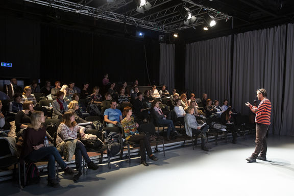 Primary School of Film, workshop organised by Slovenian Art Cinema Association at Kosovel Culture House Sežana, 2018.