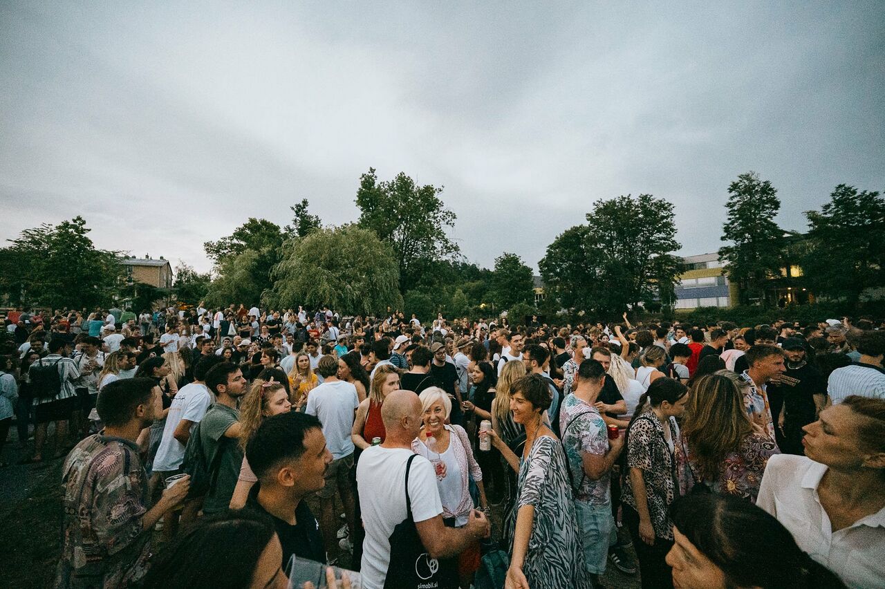 Ljubljana crowd at Praznik glasbe 2022