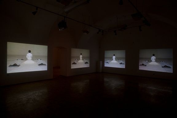 Forbidden Death, exhibition curated by Irena ÄerÄnik - pieces by artist Araya Rasdjarmrearnsook at the Celje Gallery of Contemporary Art, 2009