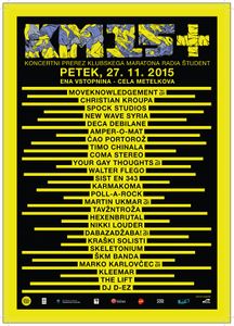 A poster for the 2015 edition of the <!--LINK'" 0:33-->, programmed as to honour the 15th anniversary of <!--LINK'" 0:34-->