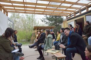 Discussion on coexistence in <!--LINK'" 0:592--> space in Ljubljana.