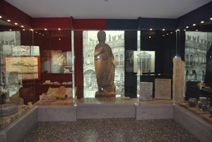 <!--LINK'" 0:469--> ,The permanent Archaeology collection is located on the ground floor, with three  exhibition spaces opened to the public between 2005 and 2008.