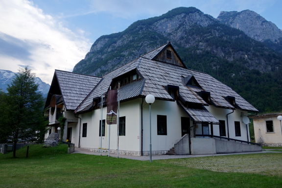 Trenta Lodge TNP Information Centre and Museum, part of the Goriška Museum, introducing additional artefacts relating to the natural and cultural world of the Triglav National Park, 2014