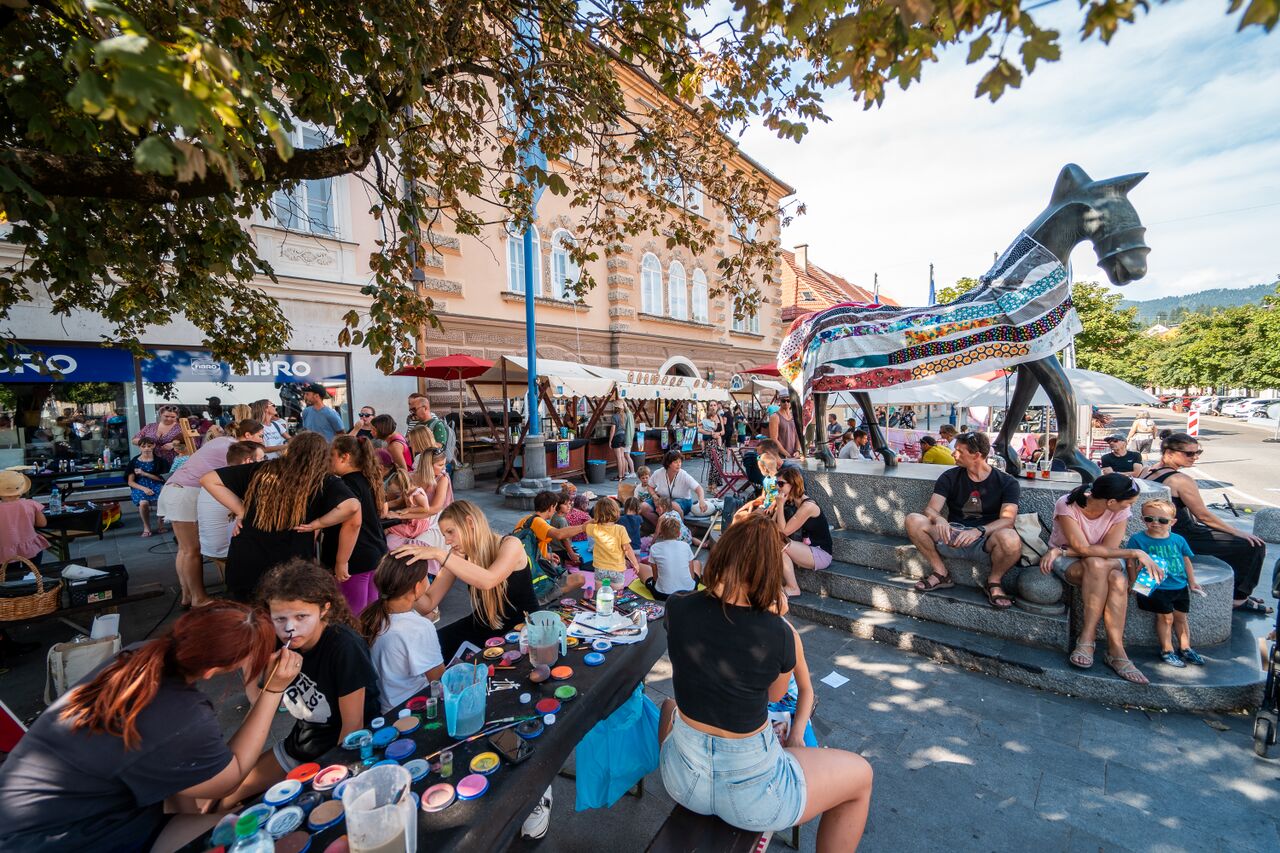 ZEBRA Film Festival takes place in the city center of Slovenj Gradec. Author: Aljaž Uršej