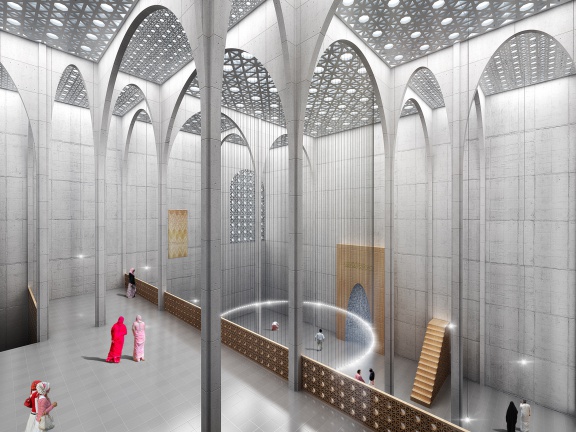 Kombinat Architects, Islamic Center competition entry, honorable mention, 2012