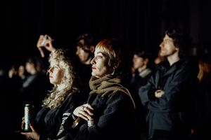 The public during the concert of the band Use Knife in <!--LINK'" 0:74--> at the festival <!--LINK'" 0:75-->, 2025.