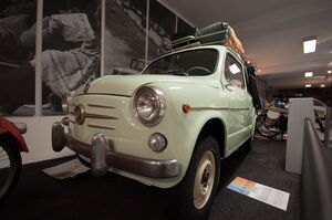 The Zastava 750 was a 'supermini' made by the Serbian car maker Zavod Crvena Zastava. It was a version of the Fiat 600, made under the licence from 1965. Later it achieved a cult status in the ex-Yugoslavia countries and though displayed at the <!--LINK'" 0:582-->, it can nowadays still occasionally be seen on the roads.