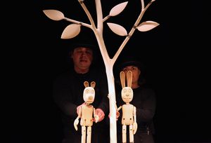 <i>Ti loviš</i> [You Catch] performance was directed by <!--LINK'" 0:503--> who created the puppets and set design. <!--LINK'" 0:504-->'s ensemble toured with it to Sarajevo, Rijeka, Switzerland, Austria and United Kingdom.